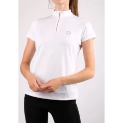 Montar Poloshirt Everly Rosegold Wit -Pikeur || Cavallo || Dublin Verkoopwinkel montar pl2218 1 everly white rosegold1.8eae92