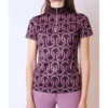 Montar Poloshirt Aisha Horseshoe Plum
