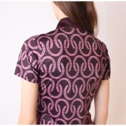 Montar Poloshirt Aisha Horseshoe Plum -Pikeur || Cavallo || Dublin Verkoopwinkel montar pl2326 2 aisha horseshoe polo5.77f6b5