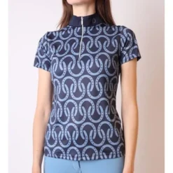 Montar Poloshirt Aisha Horseshoe Dark Navy