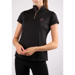 Montar Poloshirt Everly Rosegold Junior Zwart -Pikeur || Cavallo || Dublin Verkoopwinkel montar pl4065 4 junior everly rosegold black.fa0dfb
