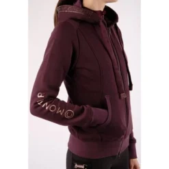 Montar Vest Macie Rosegold Logo Plum -Pikeur || Cavallo || Dublin Verkoopwinkel montar sw2221 2 macie logo hoody w rosegold logo tape1.98df8b