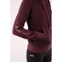 Montar Vest Macie Rosegold Logo Plum -Pikeur || Cavallo || Dublin Verkoopwinkel montar sw2221 2 macie logo hoody w rosegold logo tape3.a5f492