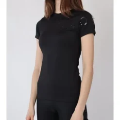 Montar T-shirt Bristol Glitter Logo Zwart -Pikeur || Cavallo || Dublin Verkoopwinkel montar ts2312 4 3.36998e