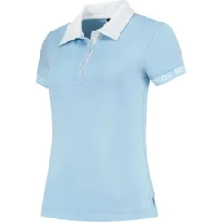 Mrs. Ros Poloshirt Bella Lightweight Billiard Blue L