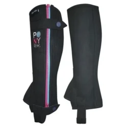 Equi-kids Chaps Pony Love Zwart