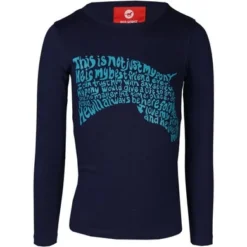 Red Horse T-shirt Winner Kids Blauw