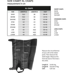 Red Horse Chaps Rexion XL Zwart SH/XXW -Pikeur || Cavallo || Dublin Verkoopwinkel rh size chart 46 xl chaps1.e3140e