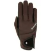 Roeckl Rijhandschoen Milano 2-way Spandex Brown