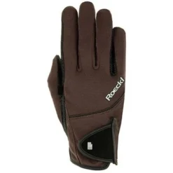 Roeckl Rijhandschoen Milano 2-way Spandex Brown