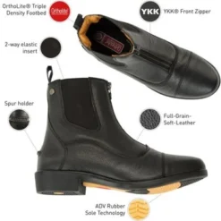 Suedwind Jodhpur Advanced Ll FZ Soft Zwart -Pikeur || Cavallo || Dublin Verkoopwinkel suedwind suedwind advanced 2 frontzip schwarz black reit stiefel leder soft softleather schuh leather boot 10110810 001 600x600.76acd5