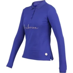 Aubrion Poloshirt Team Lange Mouwen Blauw