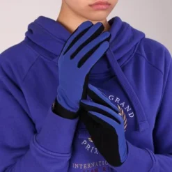 Aubrion Rijhandschoenen Team Winter Blauw