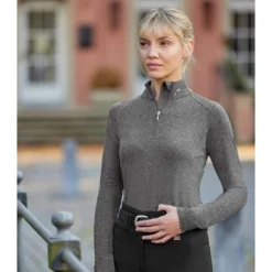 ELT Shirt Milano Pewter -Pikeur || Cavallo || Dublin Verkoopwinkel waldhausen 3252042 l 28.438013