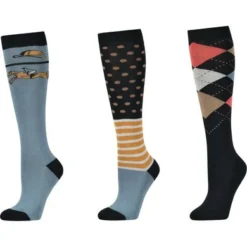 Dublin Rijsokken 3-Pack Sage Rider One Size