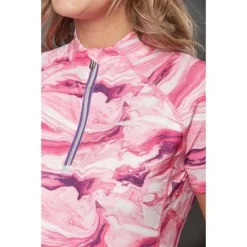 Weatherbeeta T-Shirt Ruby Swirl Marble Roze -Pikeur || Cavallo || Dublin Verkoopwinkel wb 1009343000 pinkswirlmarbleprint wb ruby ss cu2 image null hero.9db7ba