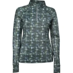 Dublin Shirt Sapphire Print Lange Mouwen Emerald