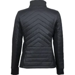 Dublin Jas Lia Hybrid Quilted Zwart -Pikeur || Cavallo || Dublin Verkoopwinkel wb 1010960000 black db lia quilted jacket back image null hero.939370