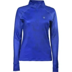 Dublin Shirt Sapphire Print Lange Mouwen Cobalt L